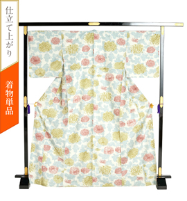 【仕立て上がり】はいばら 小紋 すぐに着られる洗える着物 No.5ZH-0381-02