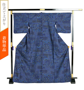 【仕立て上がり】WA・KKA 小紋 すぐに着られる洗える着物 No.5ZH-0393-02