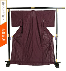 【仕立て上がり】WA・KKA レース着物 すぐに着られる洗える着物 No.5ZH-0403-01