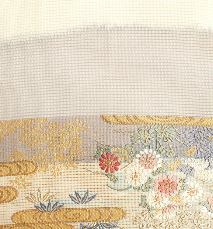 仕立て上がり】正絹 夏物袋帯 良品 No.5ZH-0576-00の通販｜きもの365