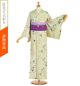 【仕立て上がり】小紋 すぐに着られる洗える着物 Lサイズ No.5ZH-0621-03