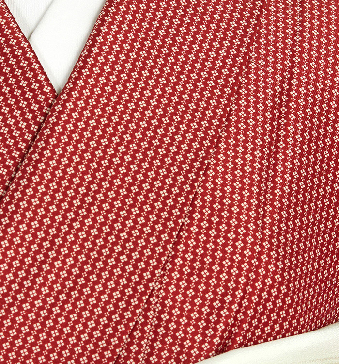 高級洗える着物　江戸小紋 楽天市場】[ 洗える 着物 ] 江戸小紋 単衣 鳳凰唐草 紅藤色 M L