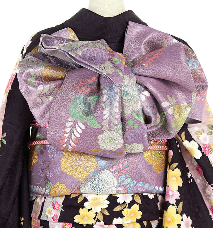 仕立て上がり】正絹 振袖用袋帯 中古品 No.5ZH-0892-00の通販｜きもの