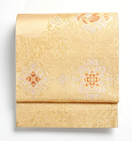 【仕立て上がり】正絹 袋帯 中古品 No.5ZH-0896-00