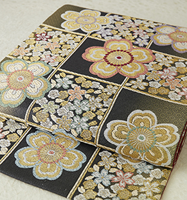 【仕立て上がり】正絹 袋帯 中古品 No.5ZH-0915-00