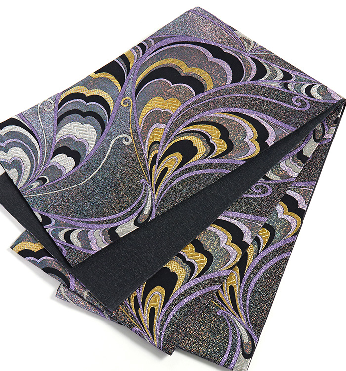 ご成約品 正絹 袋帯 新品未使用 袋帯 未使用 フォーマル 正絹 Royal TIARA プラチナ箔 ラメ糸 金糸 白