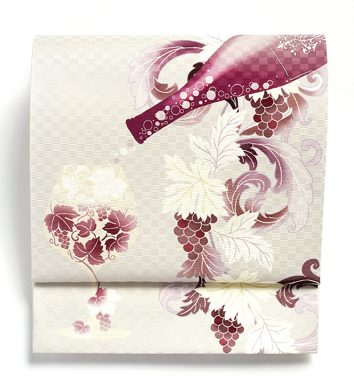 仕立て上がり】うれしづくし 正絹 京袋帯 シャトールヴァン No