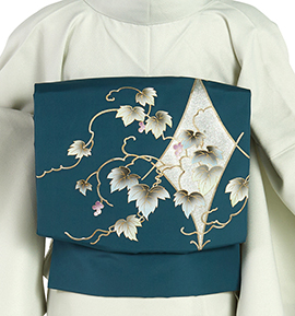 九寸名古屋帯 No.5ZH-1171-00-R