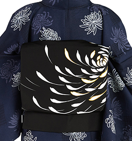 九寸名古屋帯 No.5ZH-1176-00-R