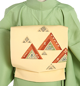 九寸名古屋帯 No.5ZH-1182-00-R