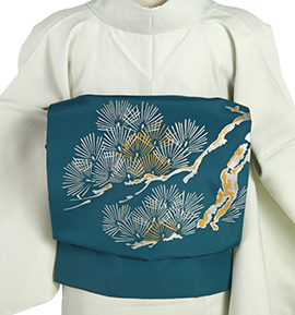 九寸名古屋帯 No.5ZH-1187-00-R