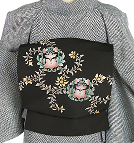 九寸名古屋帯 No.5ZH-1188-00-R