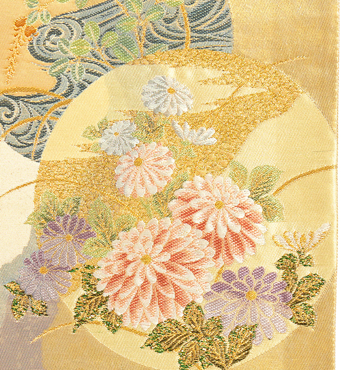 美品✨正絹袋帯仕立て上がり