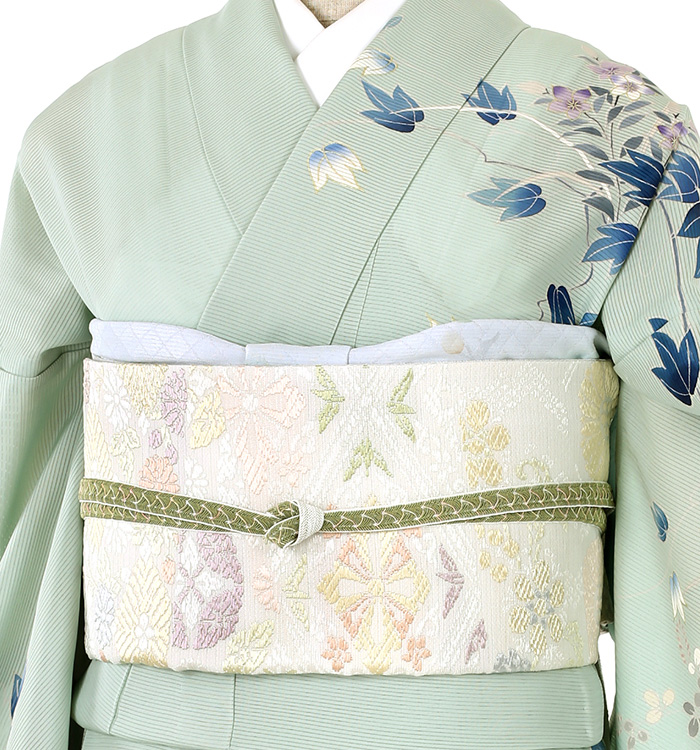 仕立て上がり】夏物 正絹 袋帯 中古品 No.5ZH-1507-00の通販｜きもの365