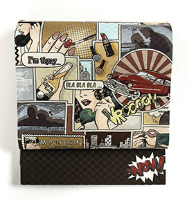 【仕立て上がり】うれしづくし 正絹 京袋帯 アメコミセピア No.5ZH-1510-00-R