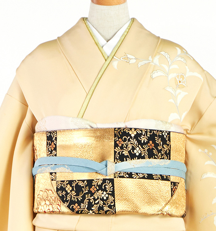 【仕立て上がり】正絹 袋帯 中古品 No.5ZH-1519-00_01