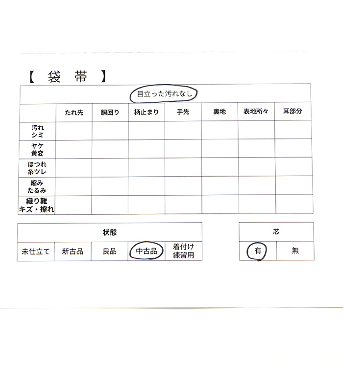 【仕立て上がり】正絹 袋帯 中古品 No.5ZH-1519-00_06