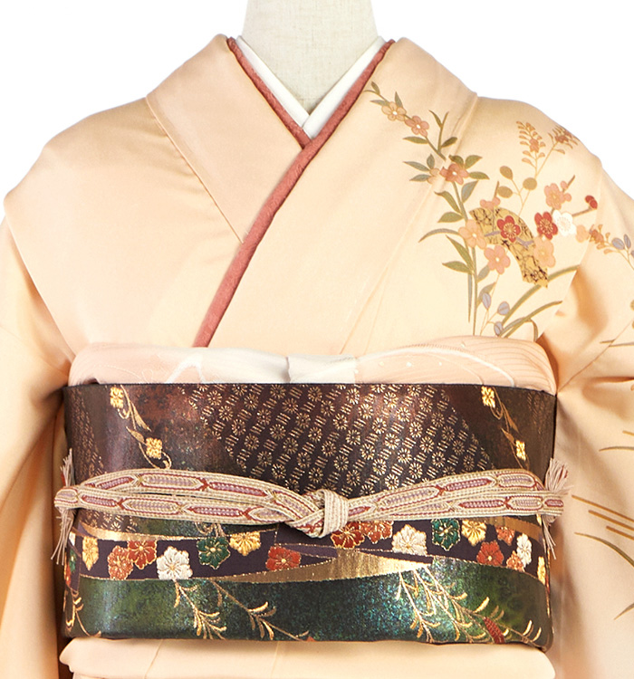 仕立て上がり】正絹 袋帯 中古品 No.5ZH-1537-00の通販｜きもの365