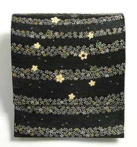 仕立て上がり】西陣織佐々木染織 正絹 袋帯 良品 No.5ZH-0614-00の通販