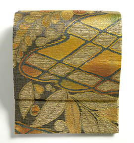 【仕立て上がり】正絹 袋帯 中古品 No.5ZH-1569-00