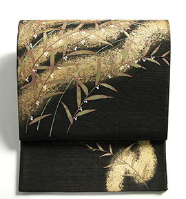 仕立て上がり】西陣織佐々木染織 正絹 袋帯 良品 No.5ZH-0614-00の通販