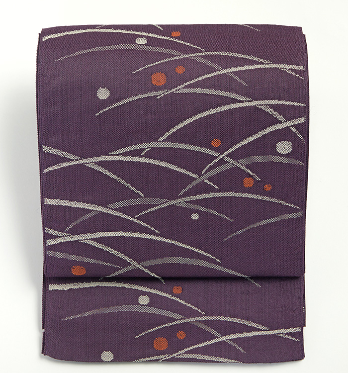 桐生織 八寸名古屋帯 紬 No.5ZH-1613-00の通販｜きもの365