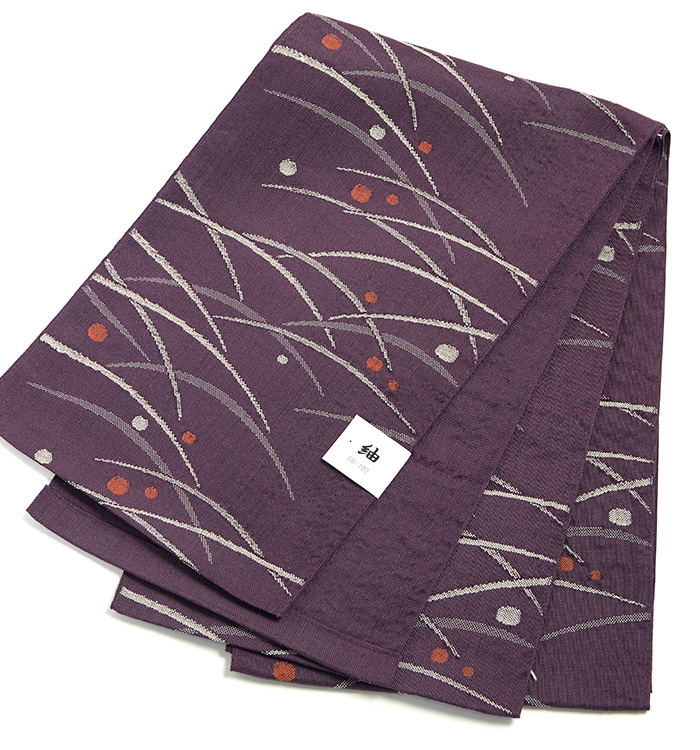 桐生織 八寸名古屋帯 紬 No.5ZH-1613-00の通販｜きもの365