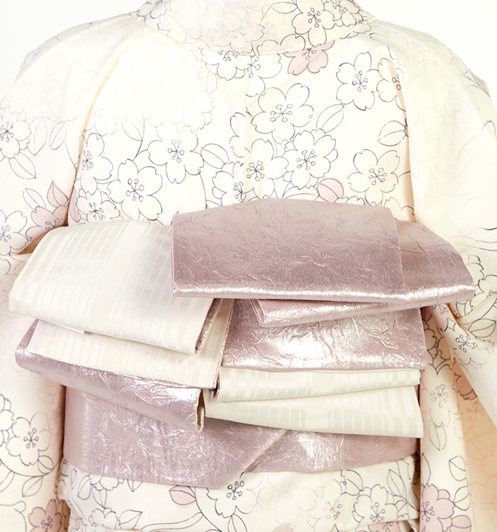 半巾帯 メタリック No.5ZH-1635-20の通販｜きもの365