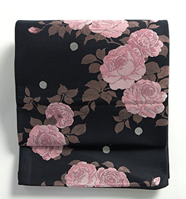 【仕立て上がり】正絹 袋帯 中古品 No.5ZH-1638-00