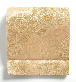 【仕立て上がり】正絹 袋帯 中古品 No.5ZH-1657-00