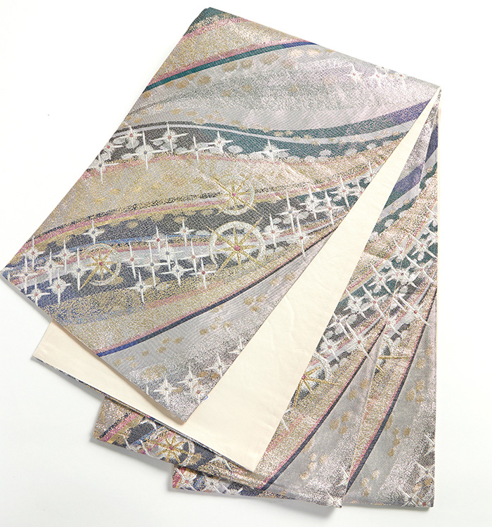 仕立て上がり】正絹 袋帯 中古品 No.5ZH-1672-00の通販｜きもの365