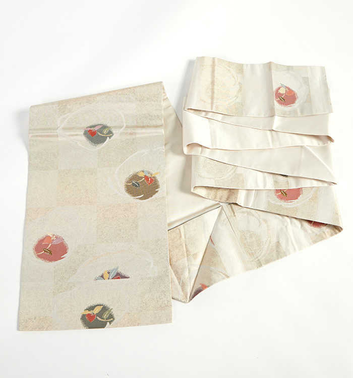 仕立て上がり】正絹 名古屋帯 中古品 No.5ZH-1679-00の通販｜きもの365