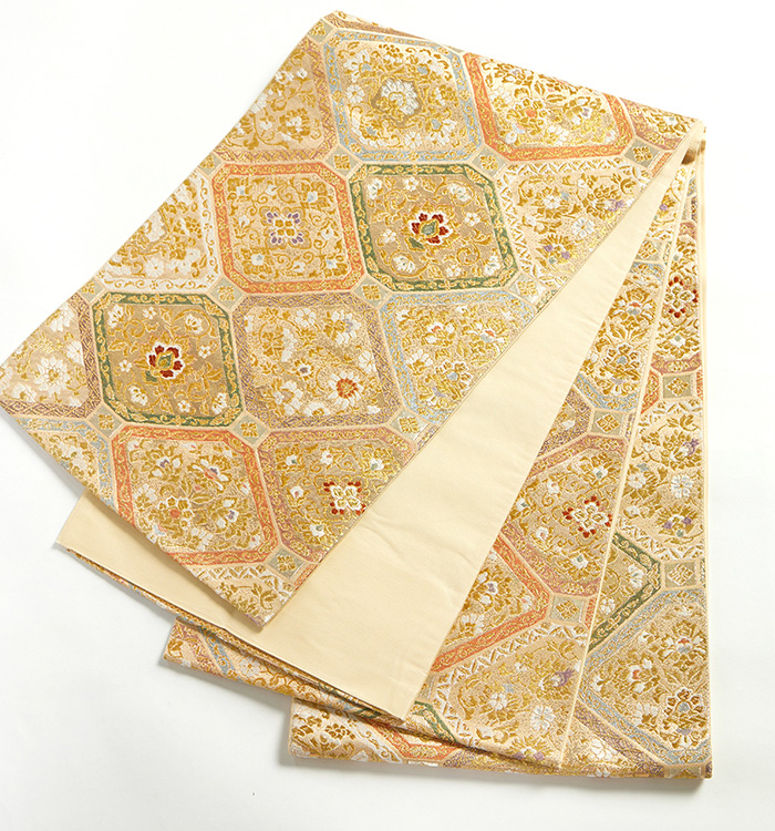 仕立て上がり】正絹 袋帯 中古品 No.5ZH-1680-00の通販｜きもの365