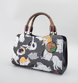 本場筑前博多織 利休バッグ 正絹 No.5ZI-0087-00の通販｜きもの365