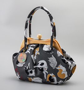 本場筑前博多織 利休バッグ 正絹 No.5ZI-0087-00の通販｜きもの365