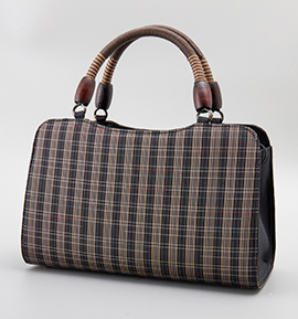 華三彩 大島紬バッグ No.5ZI-0232-00