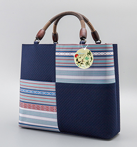 本場筑前博多織 利休バッグ 正絹 No.5ZI-0087-00の通販｜きもの365