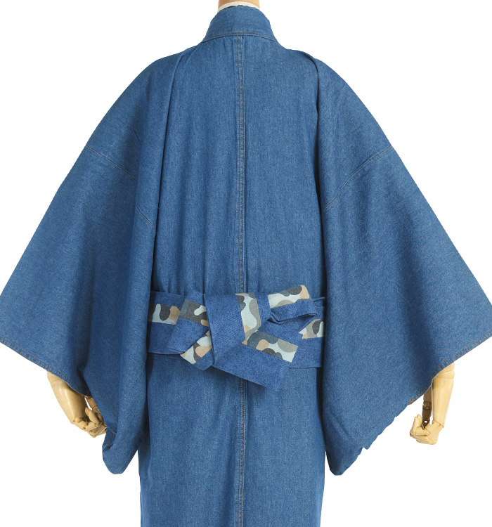 定価2万円　デニム生地の着物 定価2万円 デニム生地の着物 楽天市場】単衣デニム着物 ソフトデニム