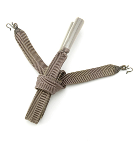 【訳有り品】メンズ 羽織紐 S環付き No.5ZJ-0216-00