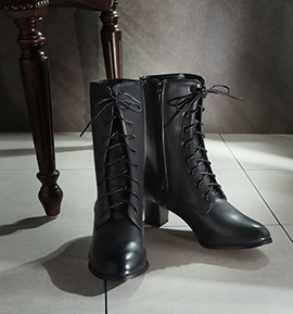 編み上げブーツ 23.0cm No.5ZK-0203-00