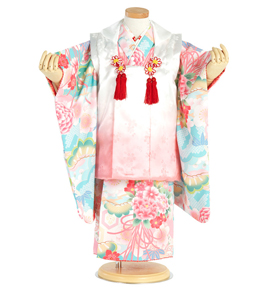 被布コート 七五三 三歳女児用 No.5ZM-0075-01