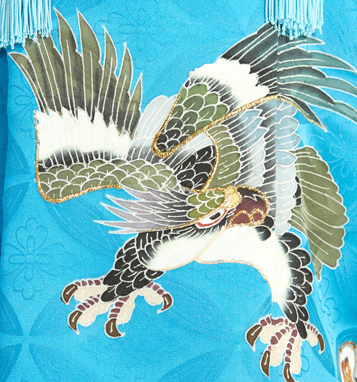 手描友禅 正絹被布コート 七五三 三歳男児用 No.5ZM-0080-00_03