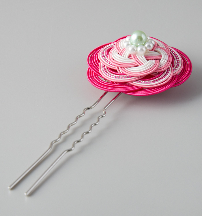 水引 ピンクの簪 単品 No.5ZN-0221-00_02