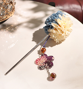 大正浪漫 なでしこのはんなり花玉かんざし 美空美人 No.5ZN-0229-00