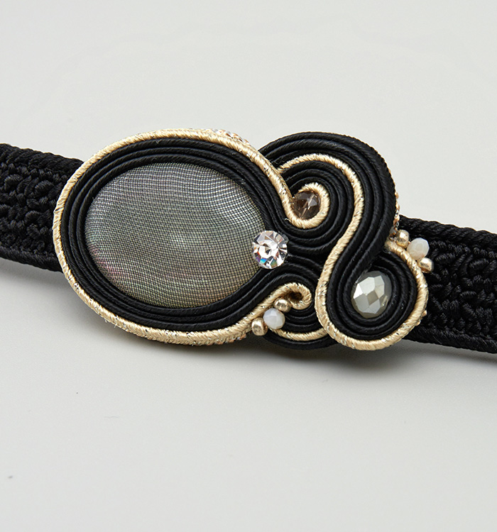 帯締め 帯留付き三分紐 正絹 No.5ZO-0011-20_01