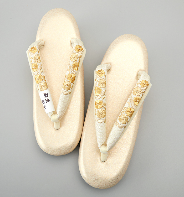 正絹刺繍鼻緒 礼装用草履（足サイズ：23.0cm～24.5cm） No.5ZP-0016-03_01