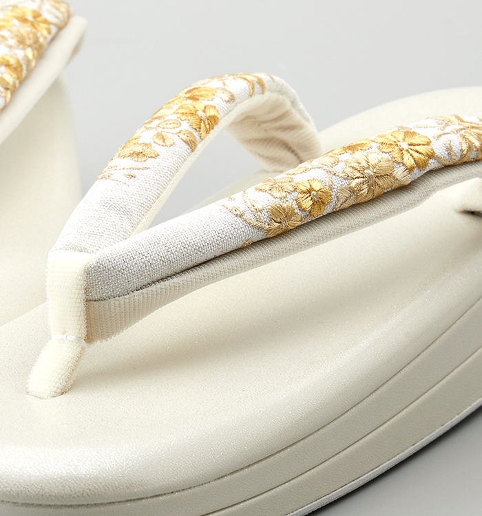 正絹刺繍鼻緒 礼装用草履（足サイズ：23.0cm～24.5cm） No.5ZP-0017-03_04