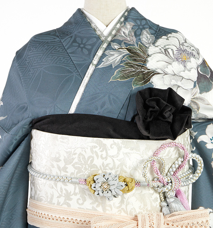 振袖用帯揚 ベロア No.5ZU-0185-13の通販｜きもの365