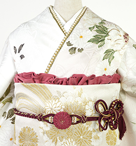 振袖用帯揚 ベロア No.5ZU-0185-14