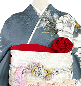 振袖用帯揚 ベロア No.5ZU-0185-30